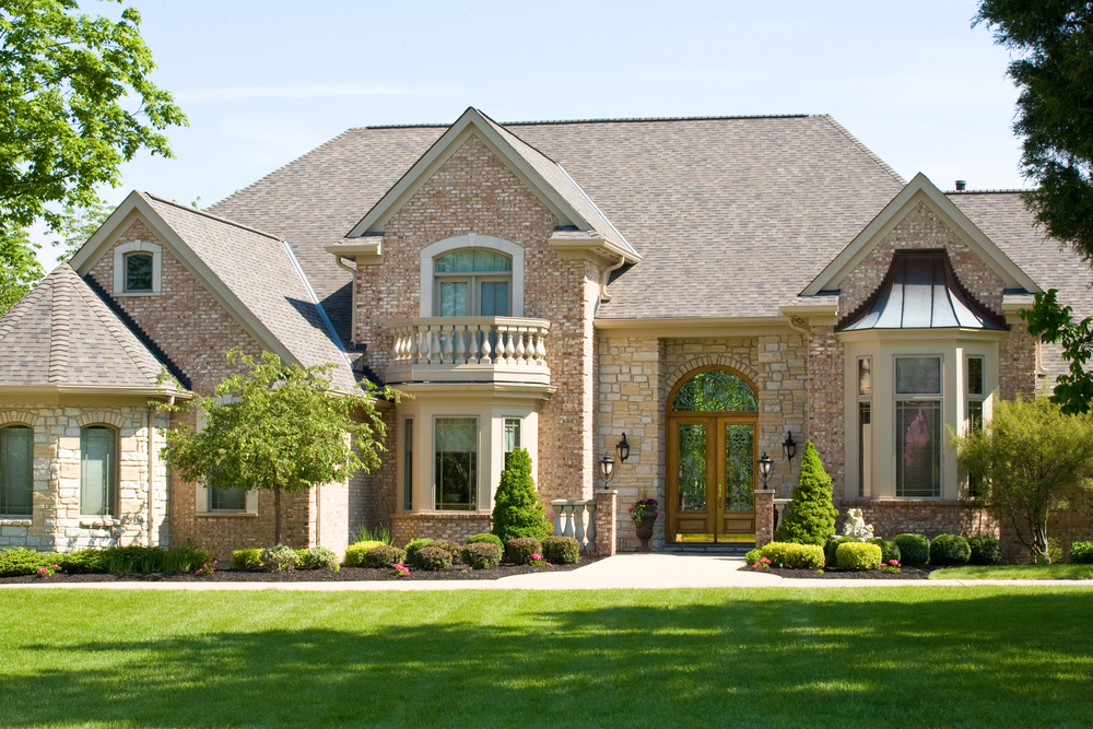 House with replacement windows