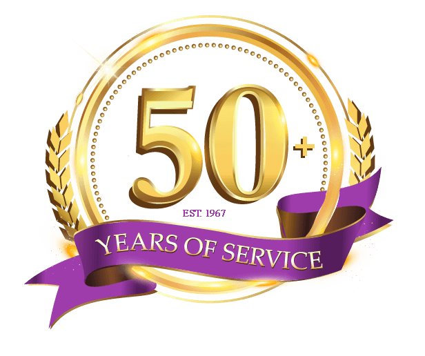50 years of service