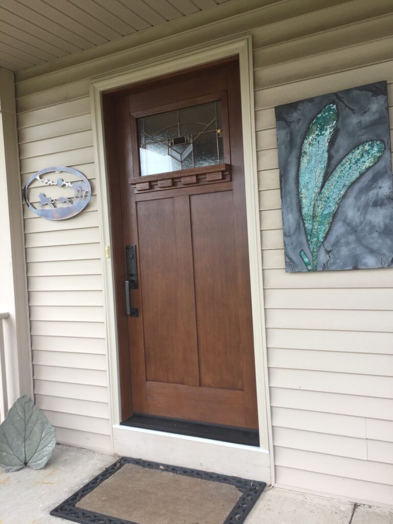 Replacement wooden entry door Madison